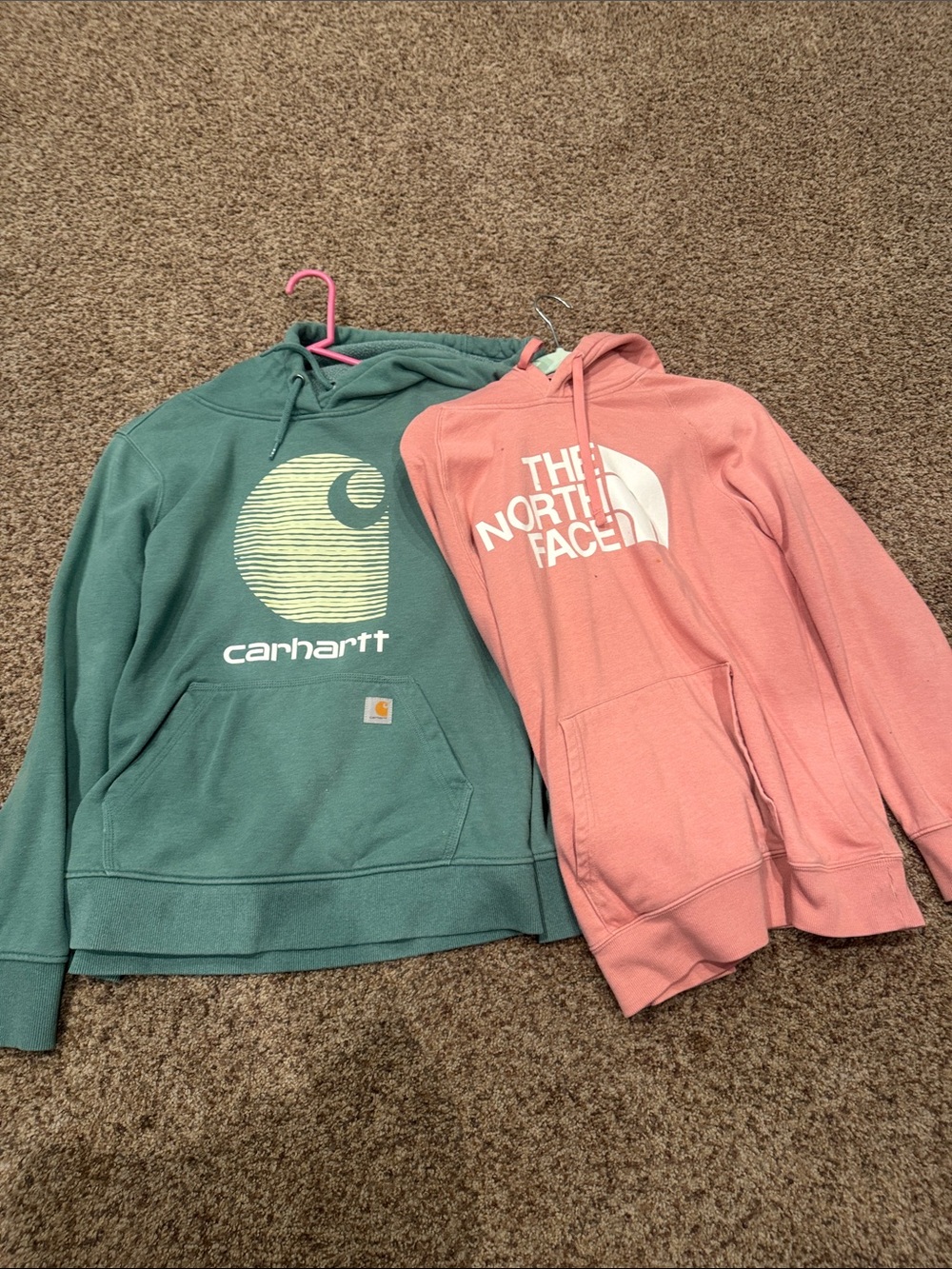 The North Face Coral Pink Pullover Hoodie